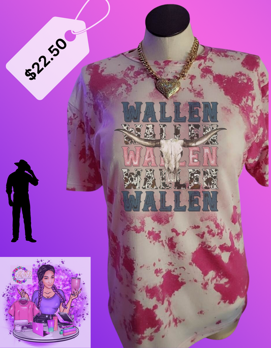 Bleached pink Wallen T-Shirt